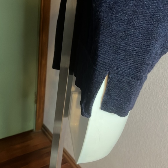 Armani Exchange wool blue knit blend button down sweater Sz XXS - Picture 5 of 9